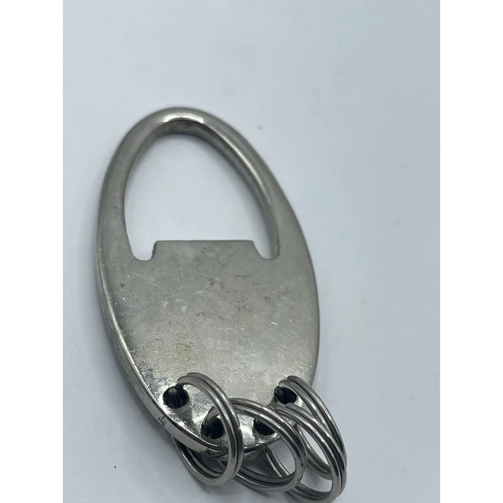 Puerto‎ Rico Flag Beer Can Keychain & Bottle Opener - Patriotic Metal Keyring